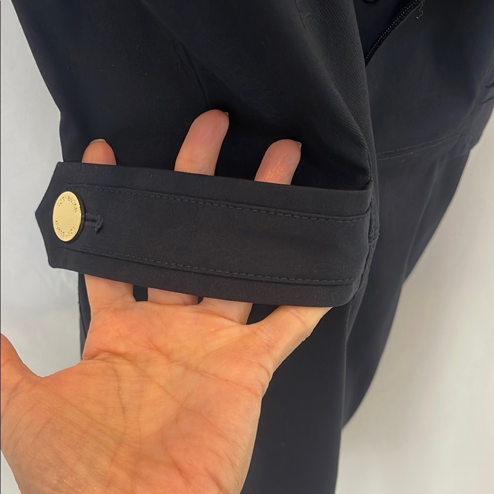 Tory Burch Navy Dress with Gold Accents - Picture 9 of 9